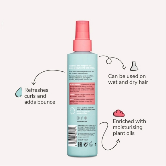 💥 3/$35 Imbue Curl Inspiring Conditioning Leave In Spray - Picture 2 of 4